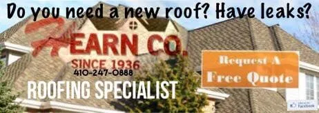 Local storm damage roof repair in Halethorpe, MD by Hearn Co