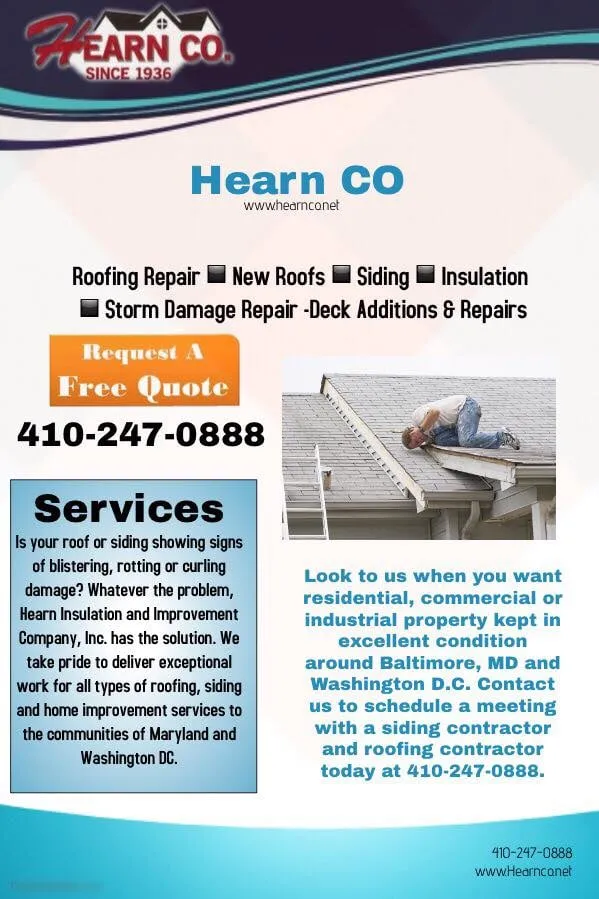 Professional roof repair for homes across Halethorpe, MD - Hearn Co