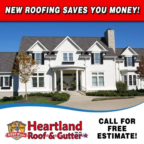 Slide of Heartland Roof & Gutter