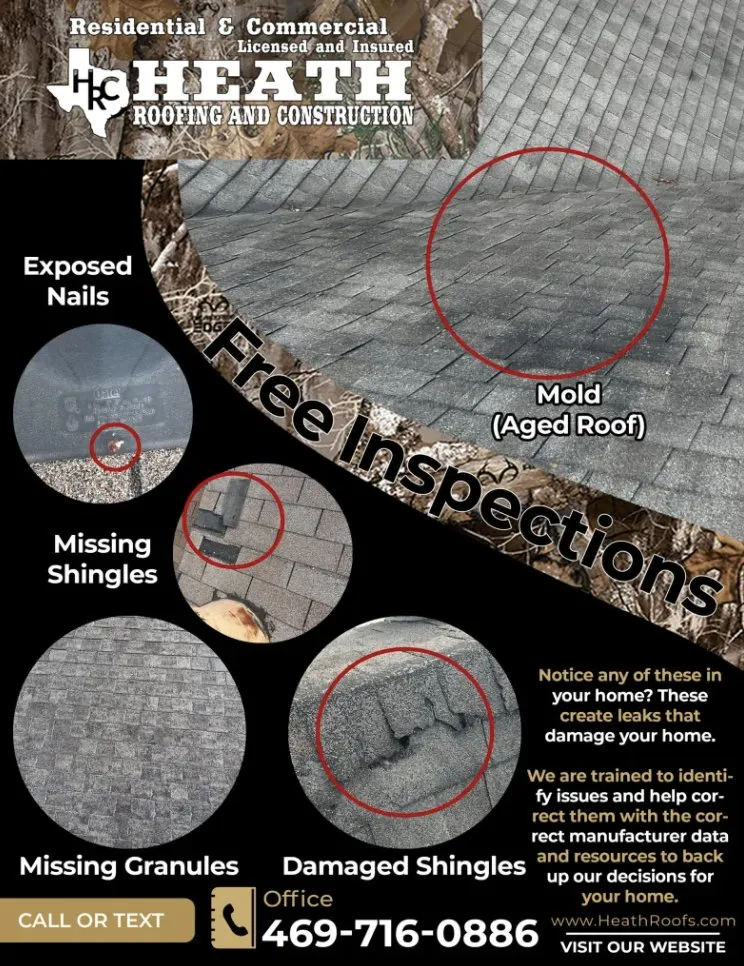 Slide of Heath Roofing and construction