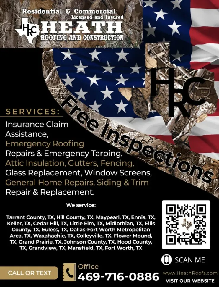 Slide of Heath Roofing and construction