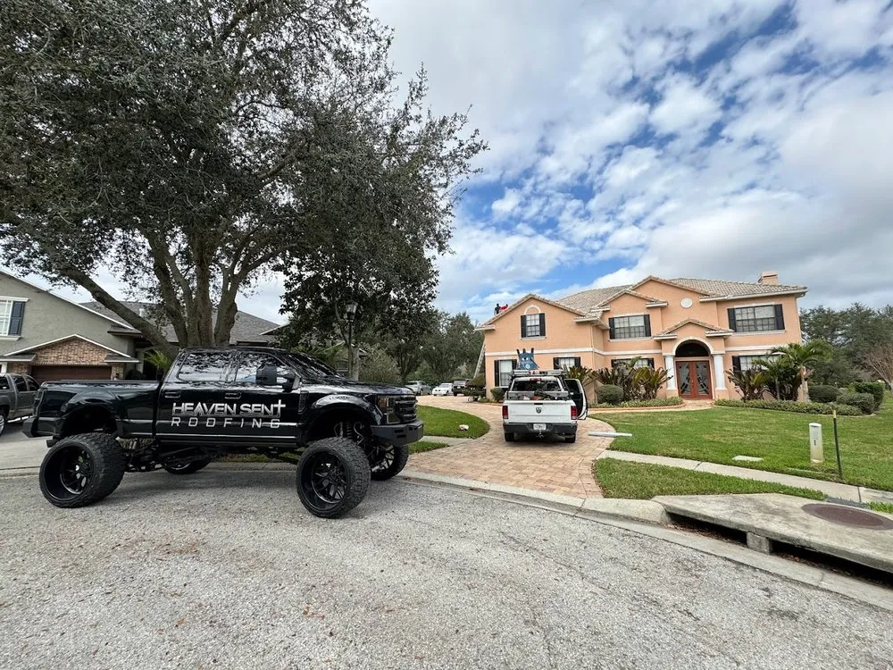 Slide of Heaven Sent Roofing