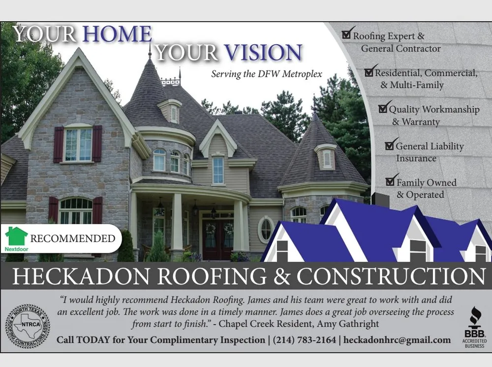 Slide of Heckadon Roofing & Construction