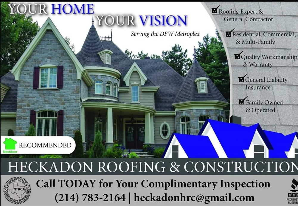 Slide of Heckadon Roofing & Construction
