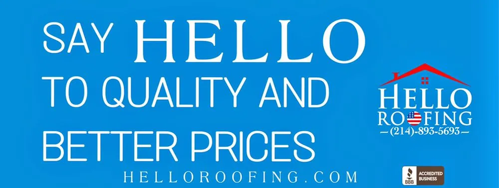 Slide of Hello Roofing