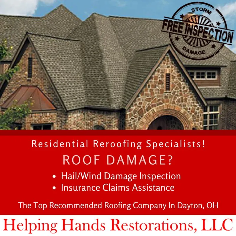 Slide of Helping Hands Roofing