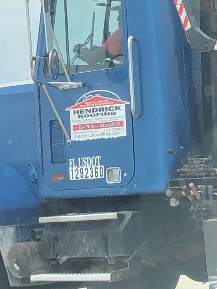 Slide of Hendrick Roofing