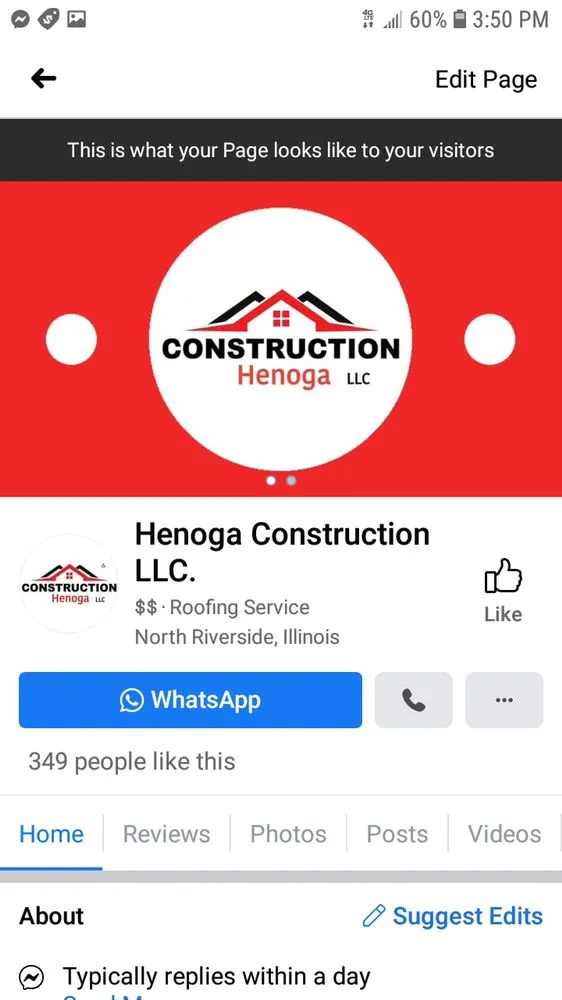 Slide of Henoga Construction