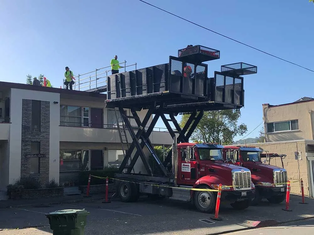 Slide of Henris Roofing
