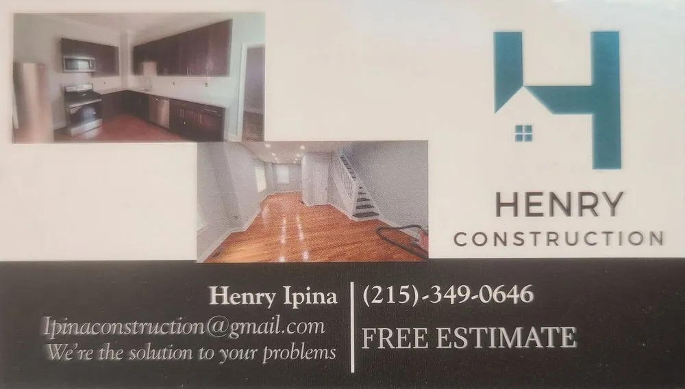 Slide of Henry Construction