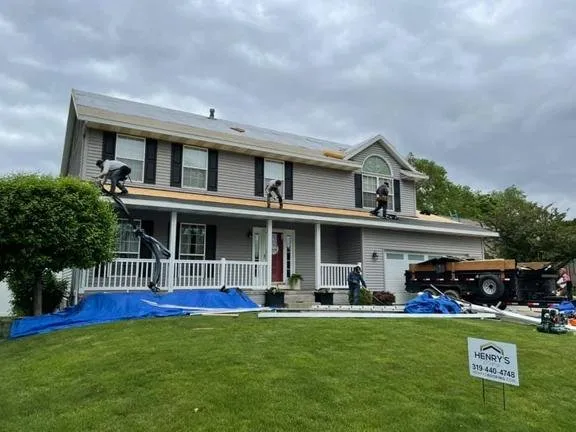 Slide of Henry's Roofing