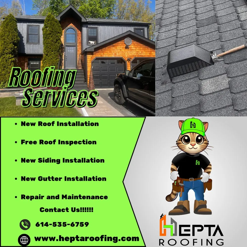 Trusted shingle roofing service experts serving Galloway, OH - Hepta Roofing