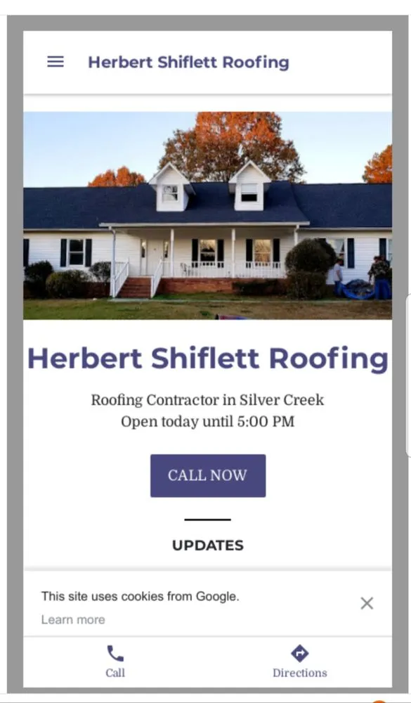 Professional storm damage roof repair in Silver Creek, GA by Herbert Shiflett Roofing