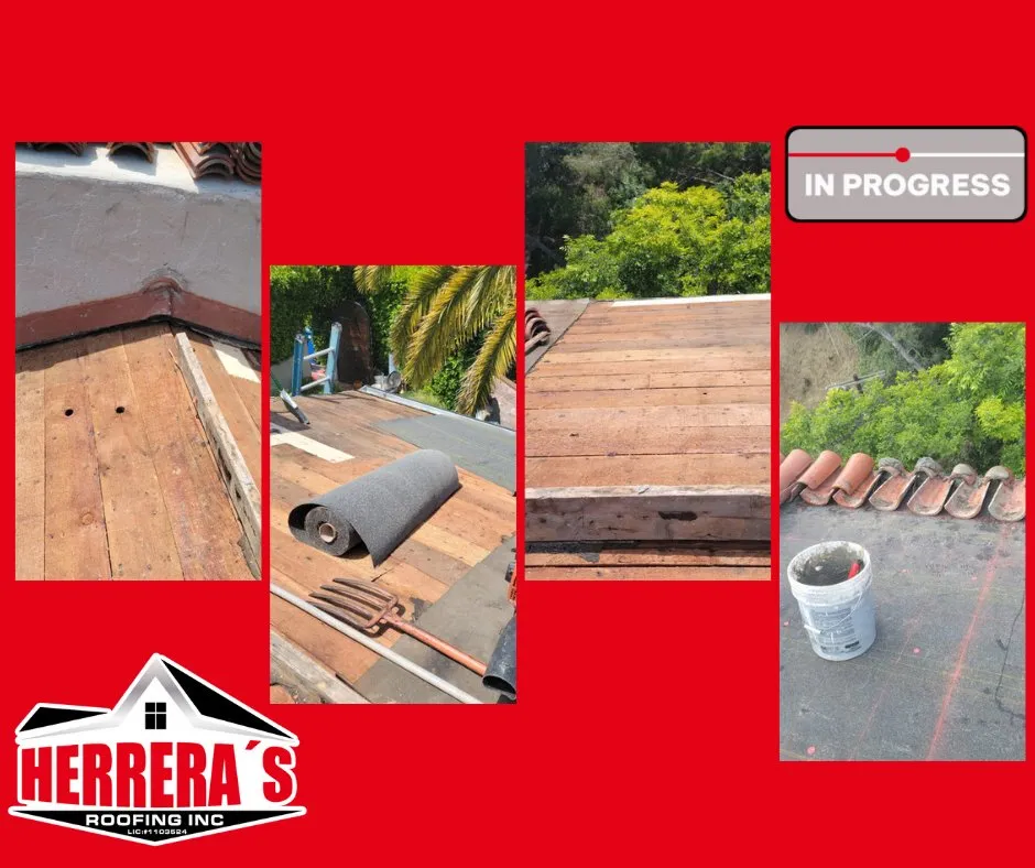 Slide of Herrera's Roofing