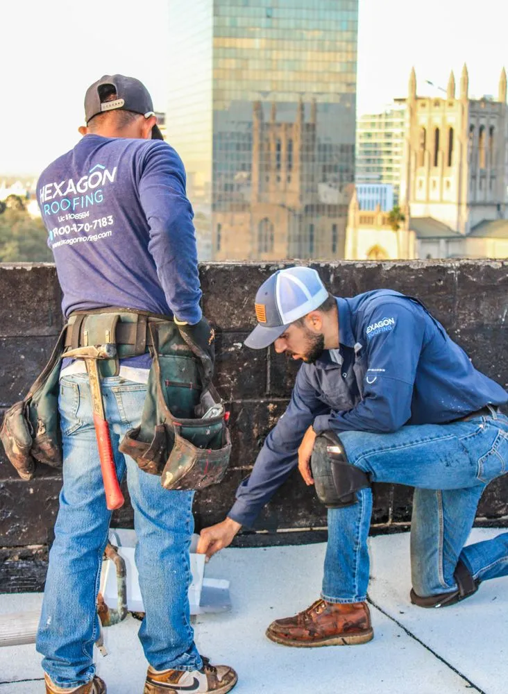 Slide of Hexagon Commercial Roofing