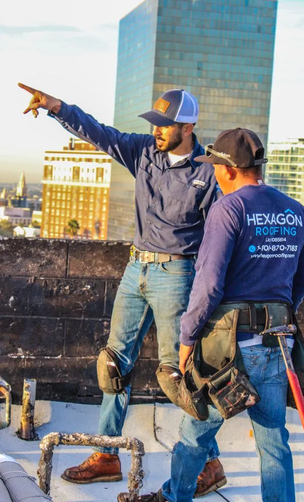 Slide of Hexagon Commercial Roofing