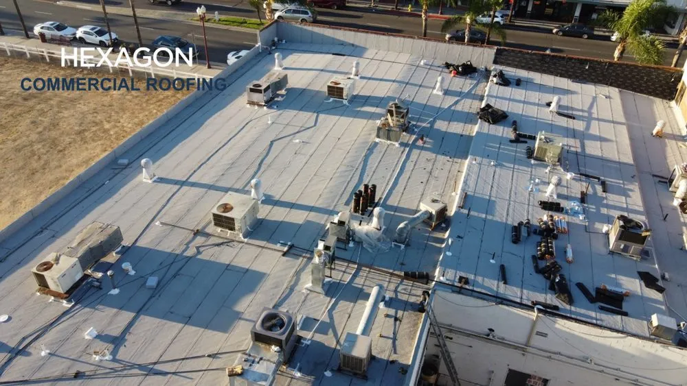 Slide of Hexagon Commercial Roofing
