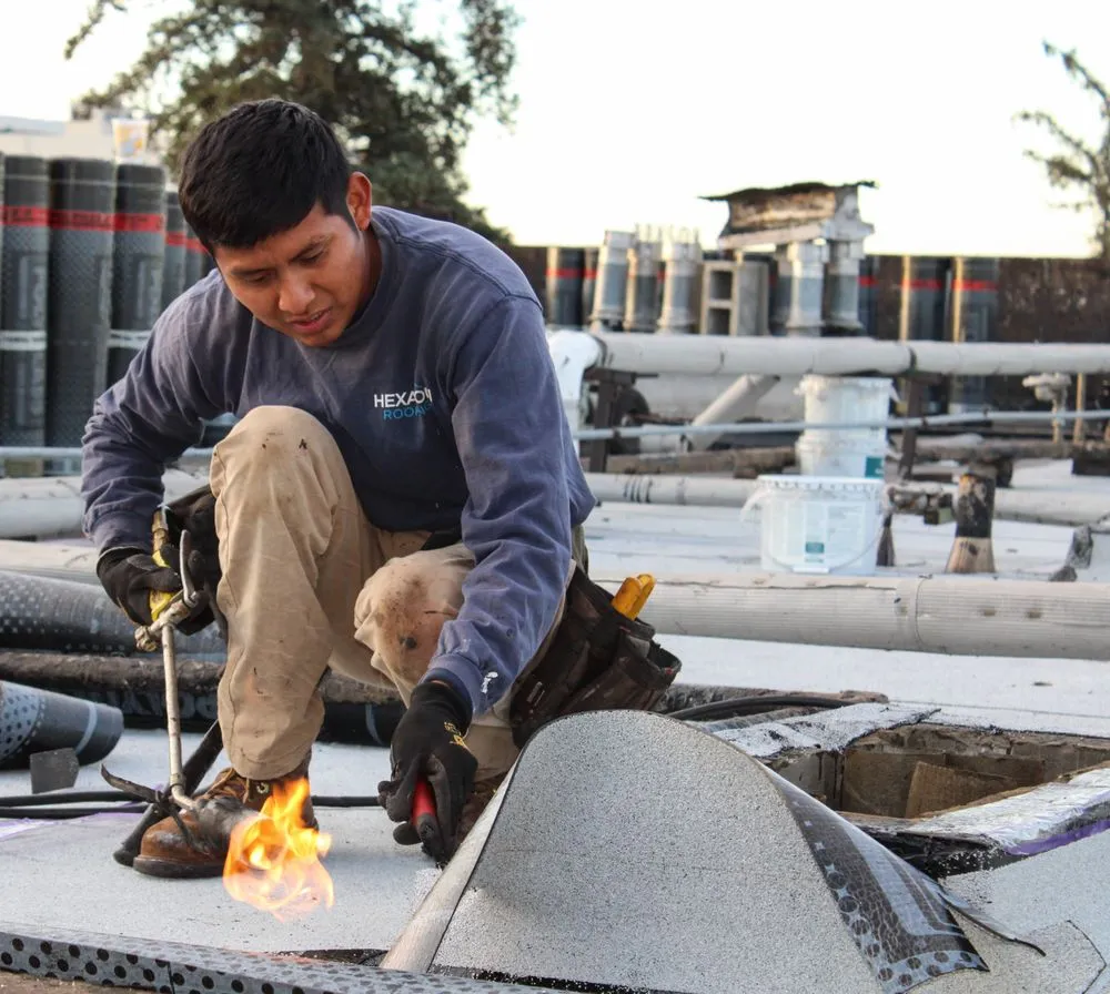 Slide of Hexagon Roofing