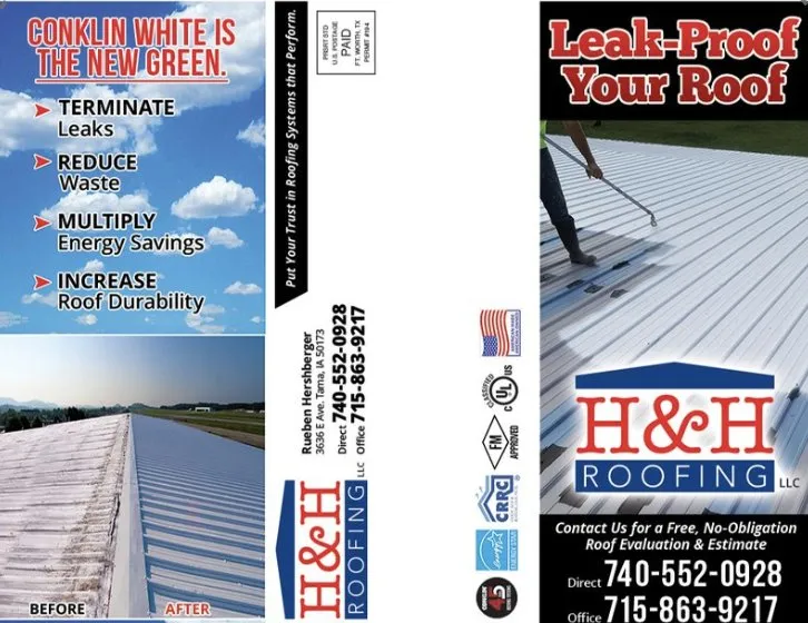 Slide of H&H Roofing