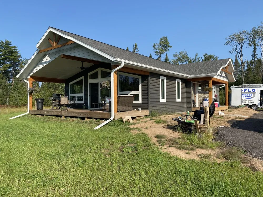 Slide of Hi-Flo Seamless Gutters