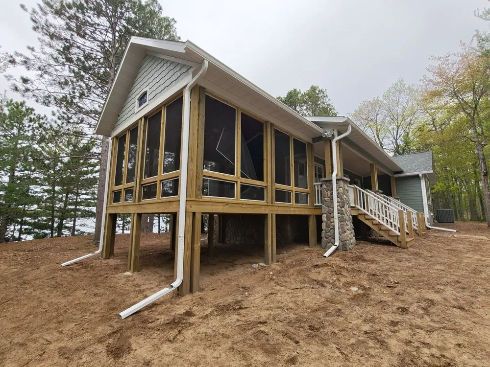 Slide of Hi-Flo Seamless Gutters