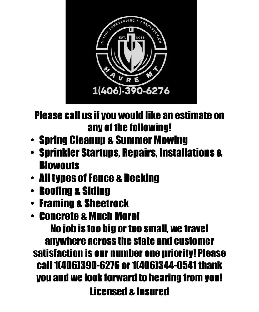 Slide of Hi-Line Landscaping & Construction