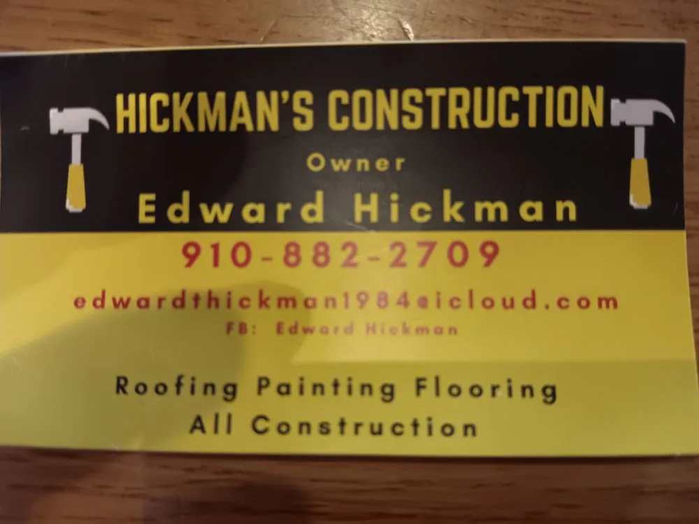 Slide of Hickmans construction