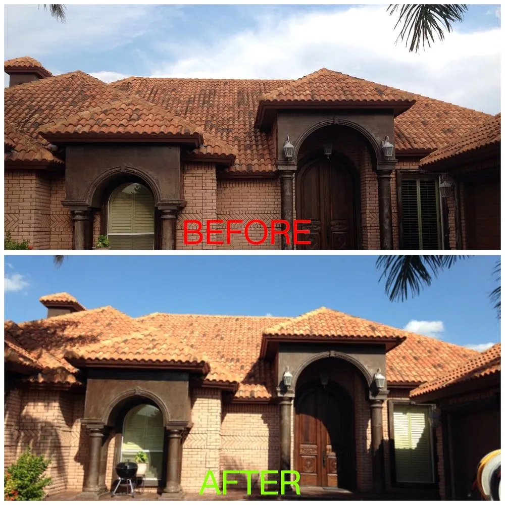 Slide of Hidalgo Roof and Exterior Softwash