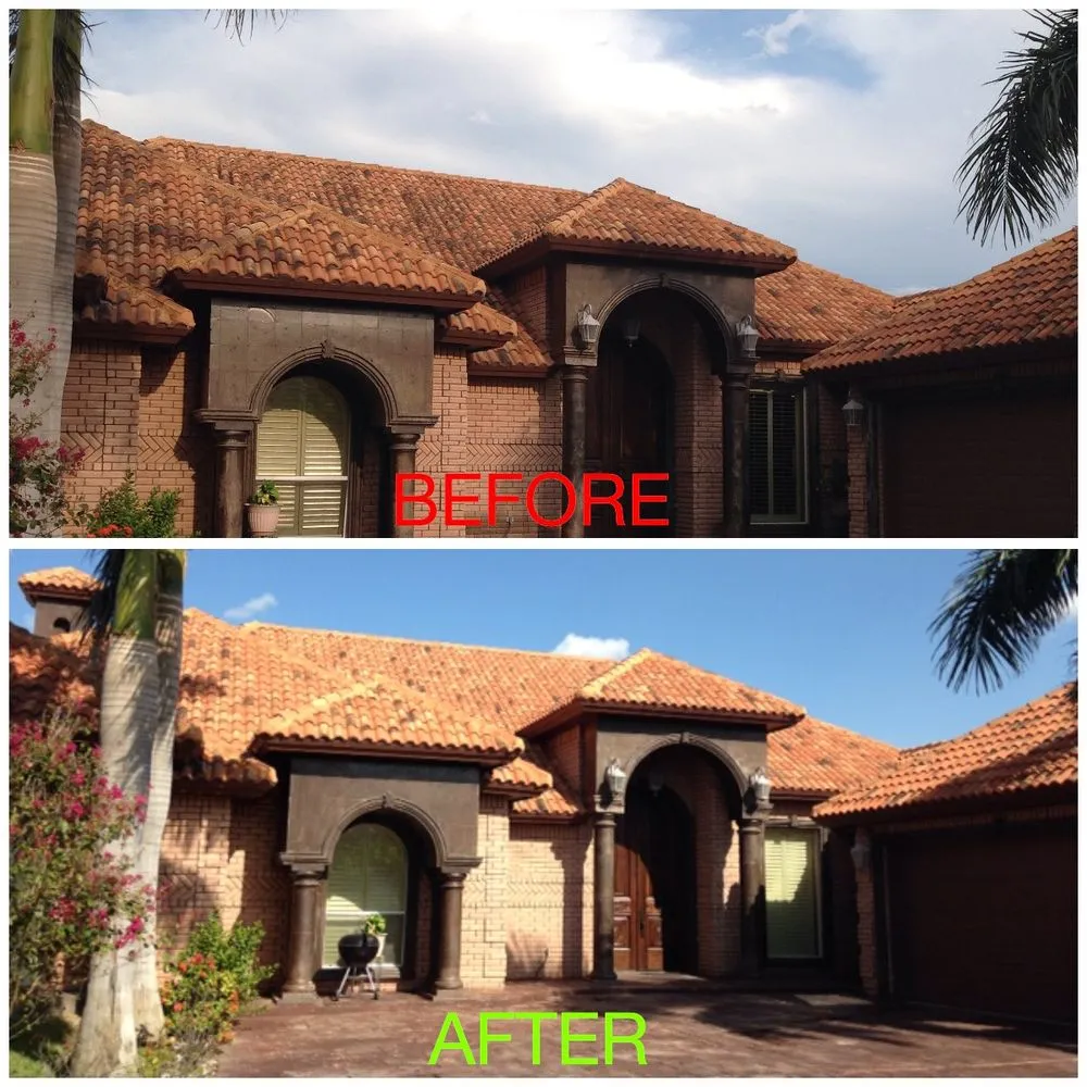 Slide of Hidalgo Roof and Exterior Softwash