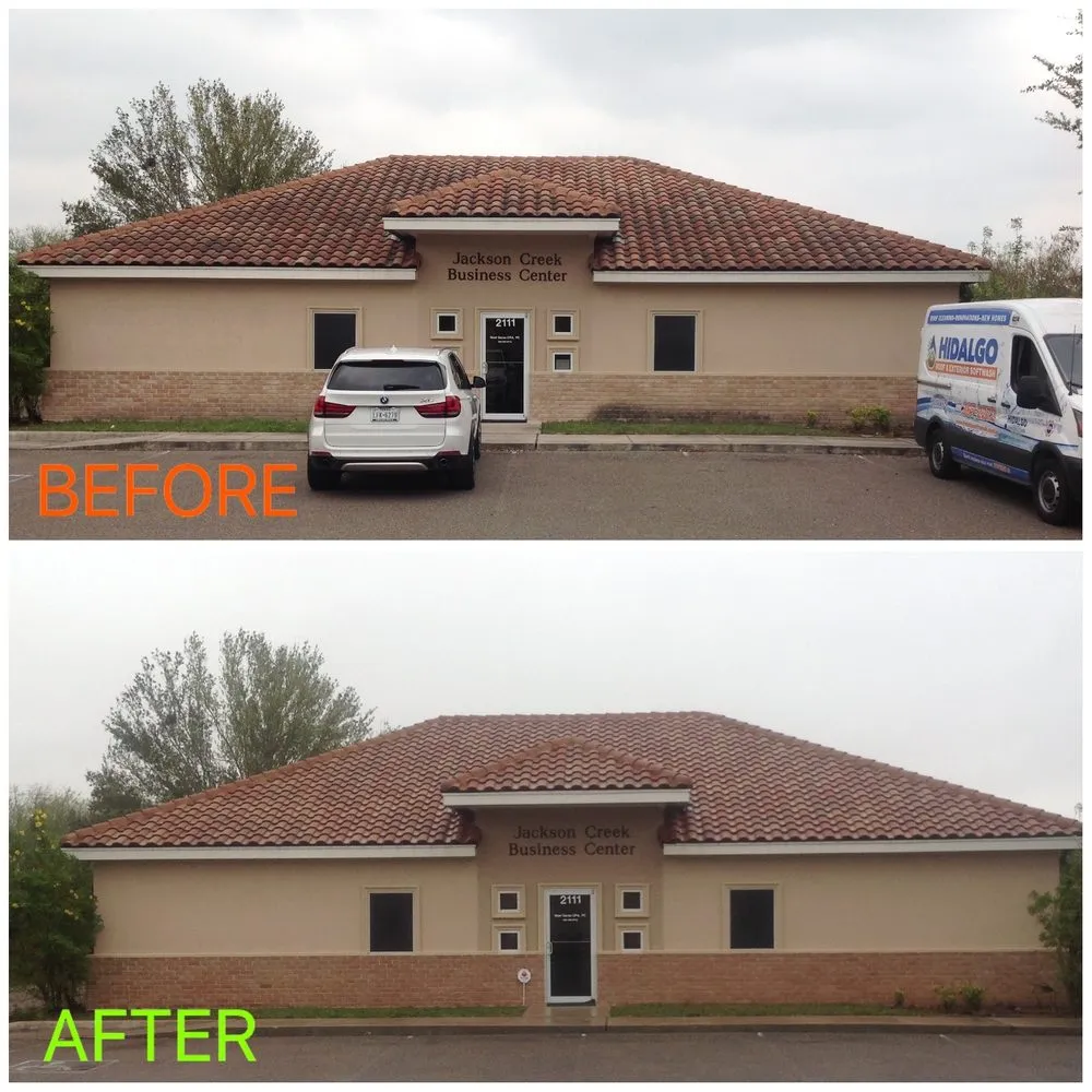 Slide of Hidalgo Roof and Exterior Softwash