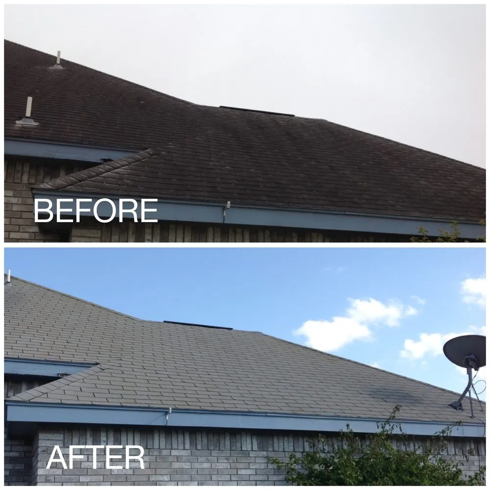 Slide of Hidalgo Roof and Exterior Softwash