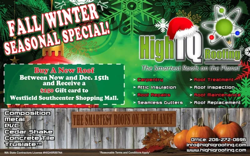 Slide of High IQ Roofing