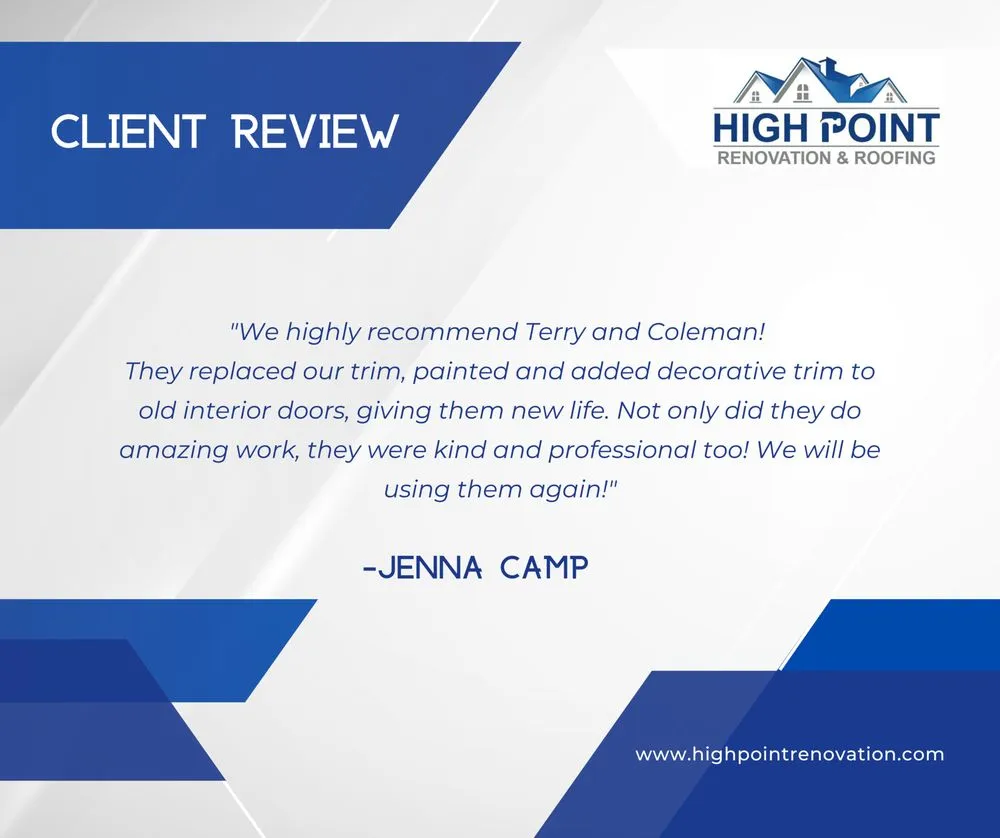 Slide of High Point Renovation & Roofing