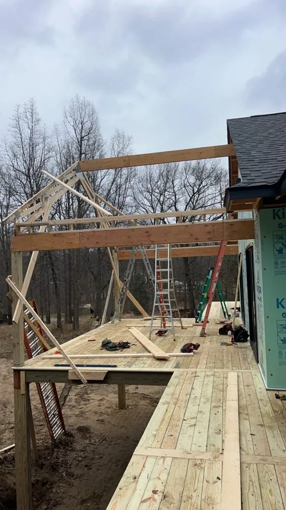 Local storm damage roof repair in White Lake Township, MI by High Quality Home Construction