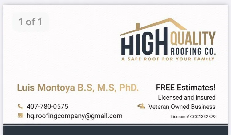 Slide of High Quality Roofing