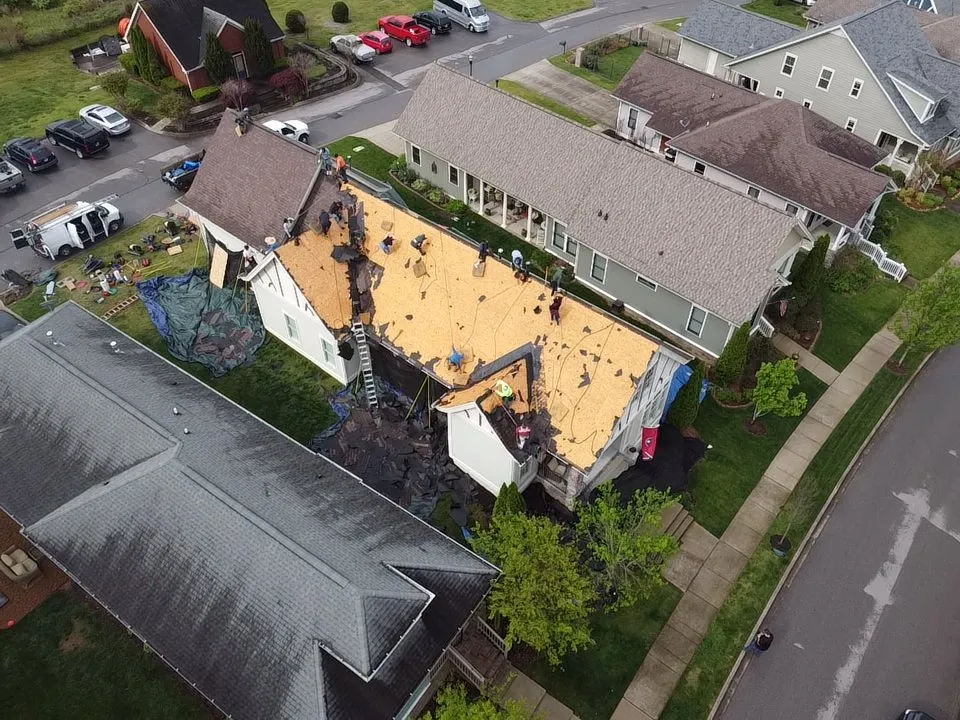Slide of High Steep Roofing