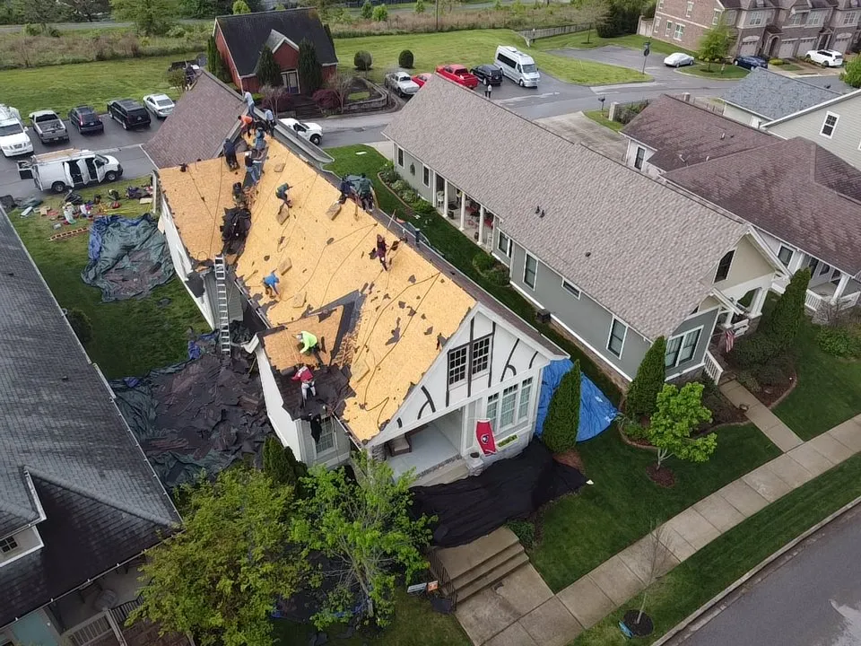 Slide of High Steep Roofing