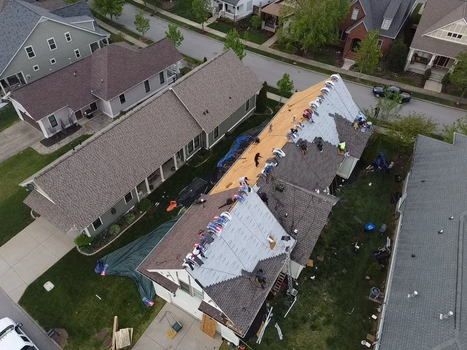 Slide of High Steep Roofing