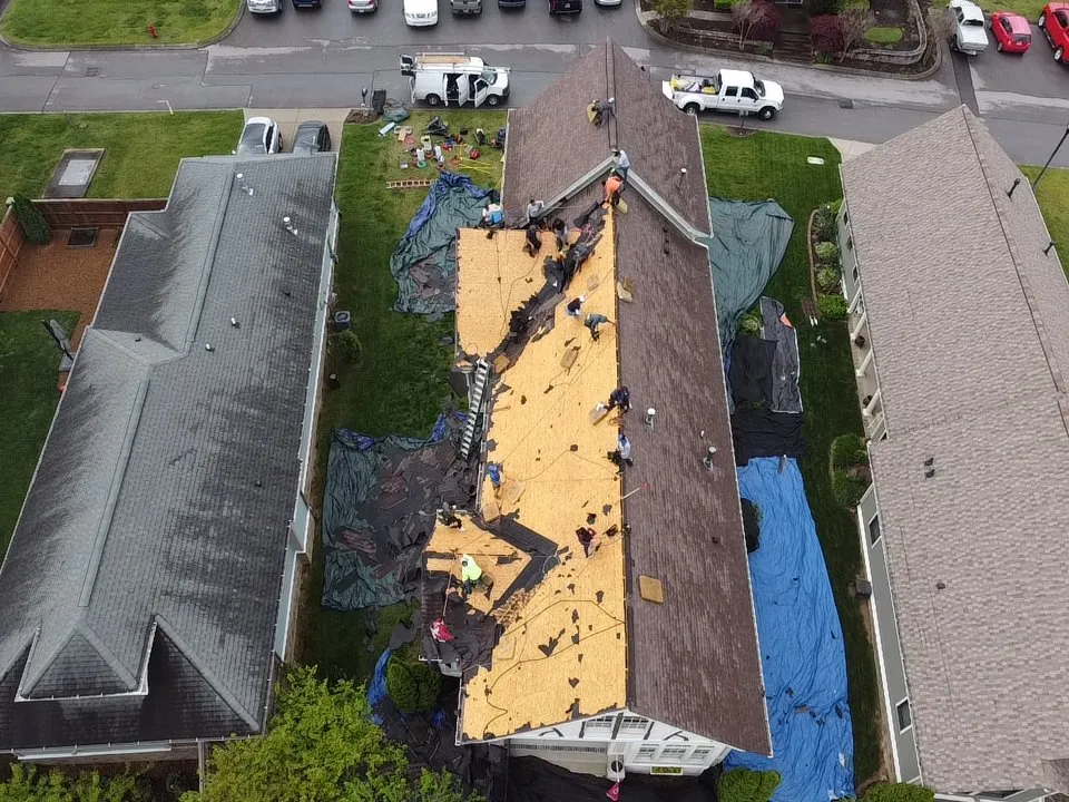 Slide of High Steep Roofing