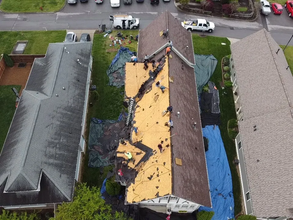 Slide of High Steep Roofing