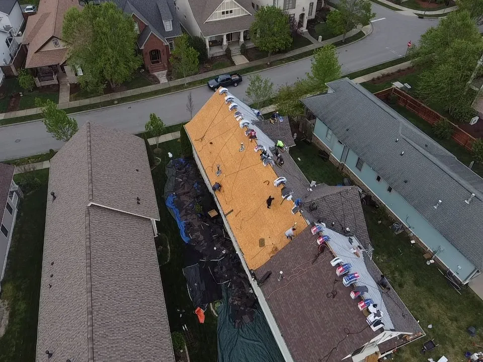 Slide of High Steep Roofing