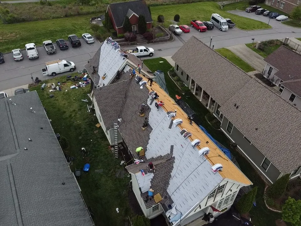 Slide of High Steep Roofing