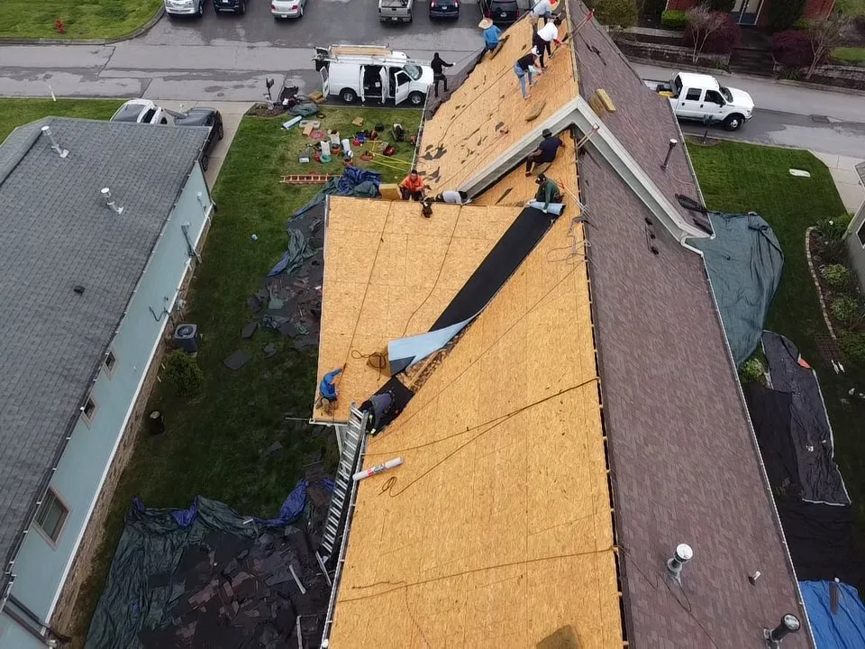 Slide of High Steep Roofing