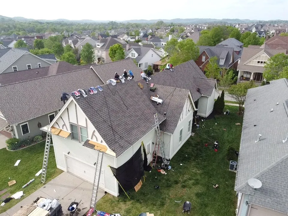 Slide of High Steep Roofing