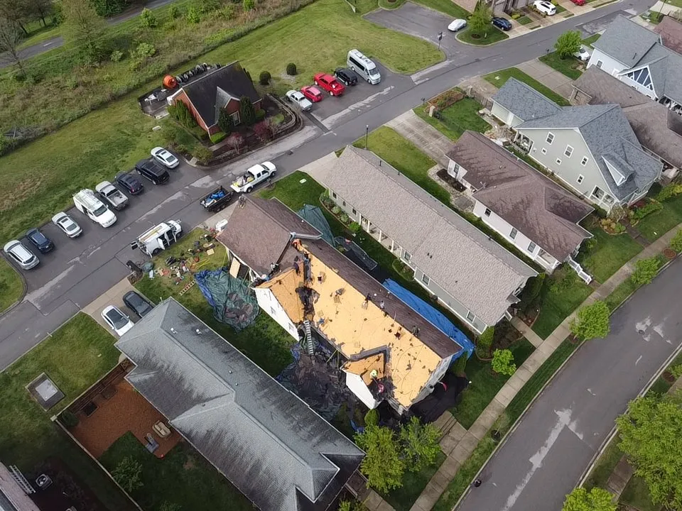 Slide of High Steep Roofing