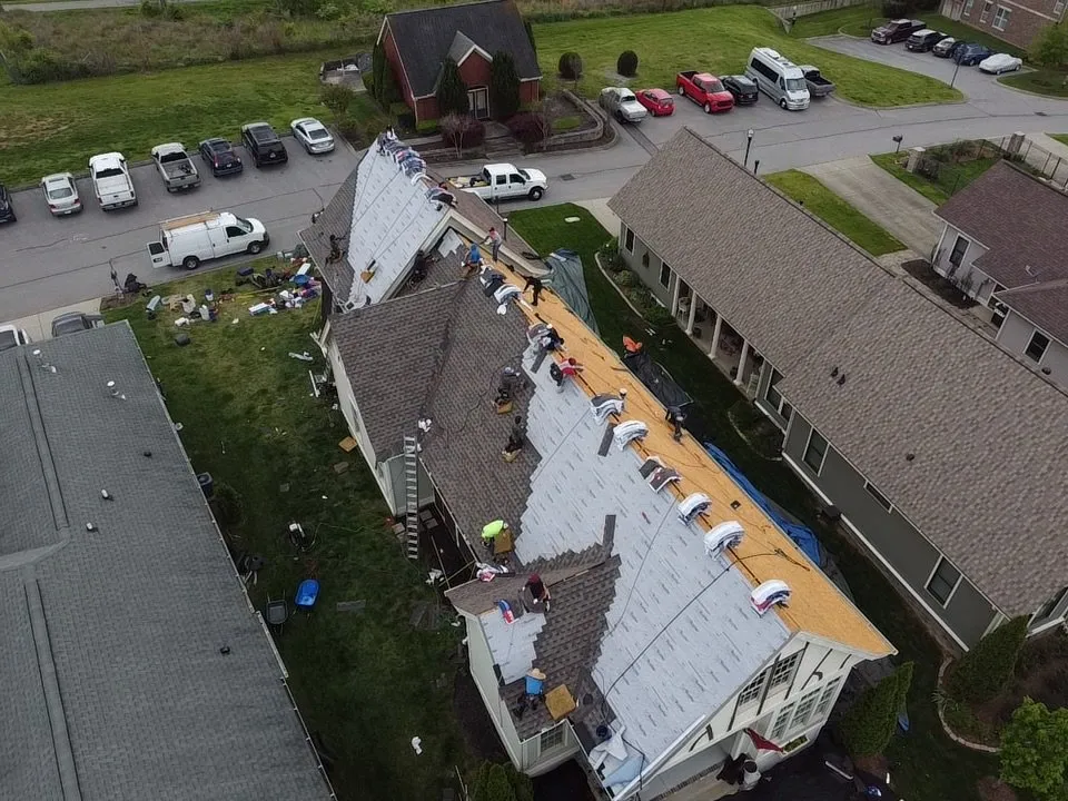 Slide of High Steep Roofing