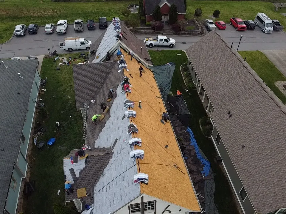 Slide of High Steep Roofing