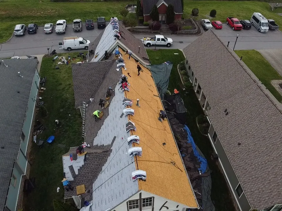 Slide of High Steep Roofing