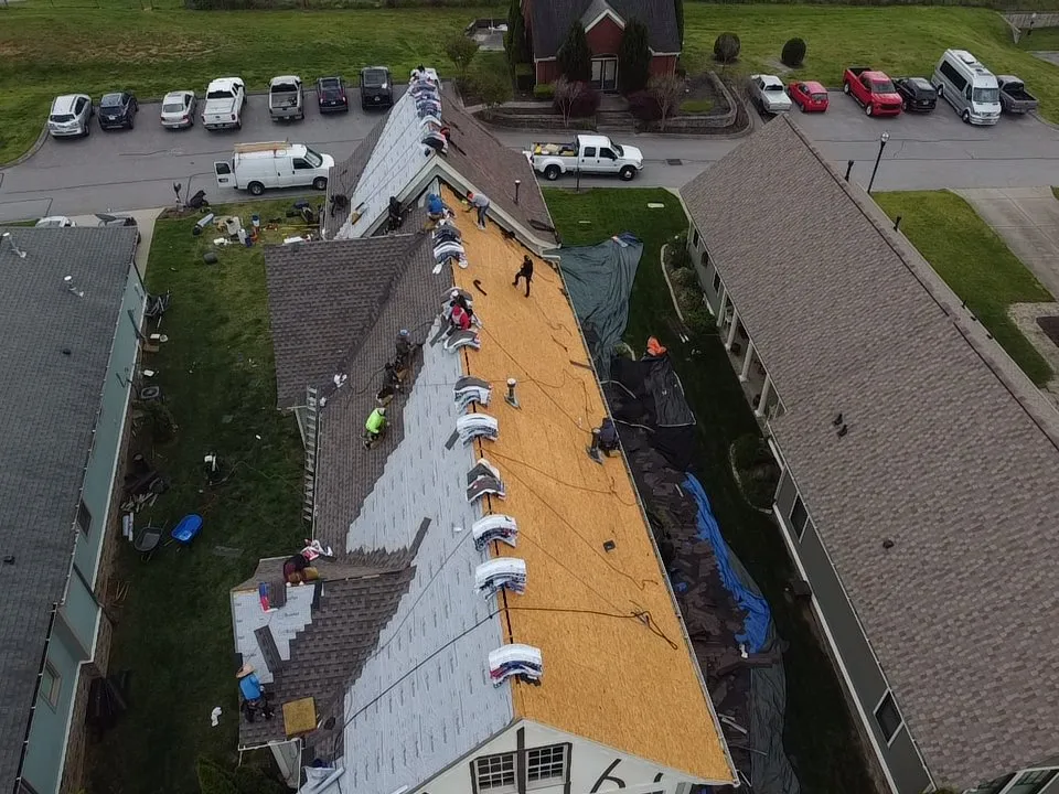 Slide of High Steep Roofing