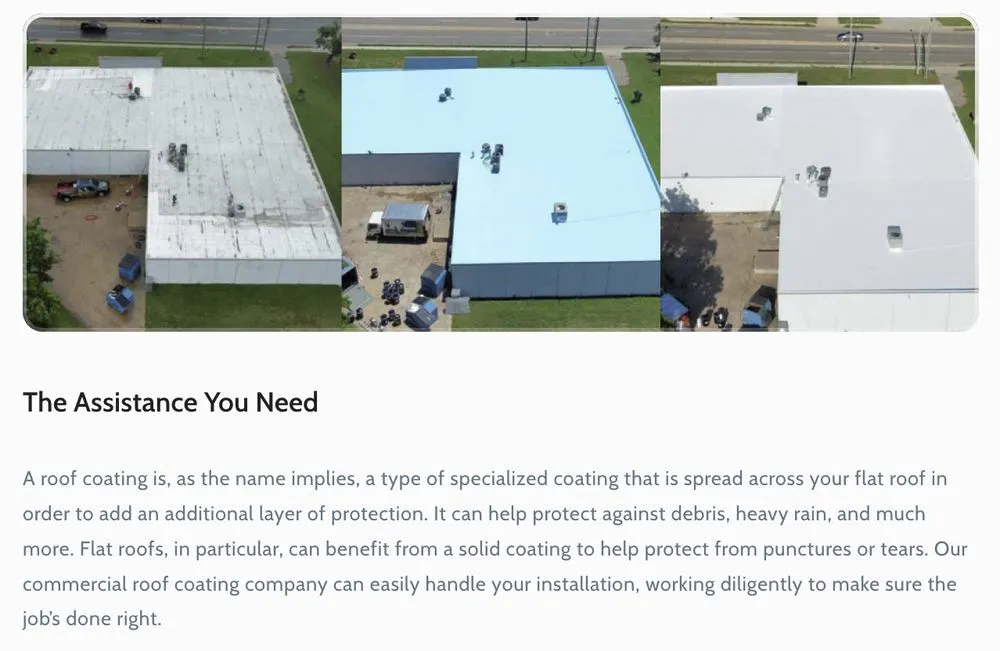 Slide of High Vantage Roof Coatings